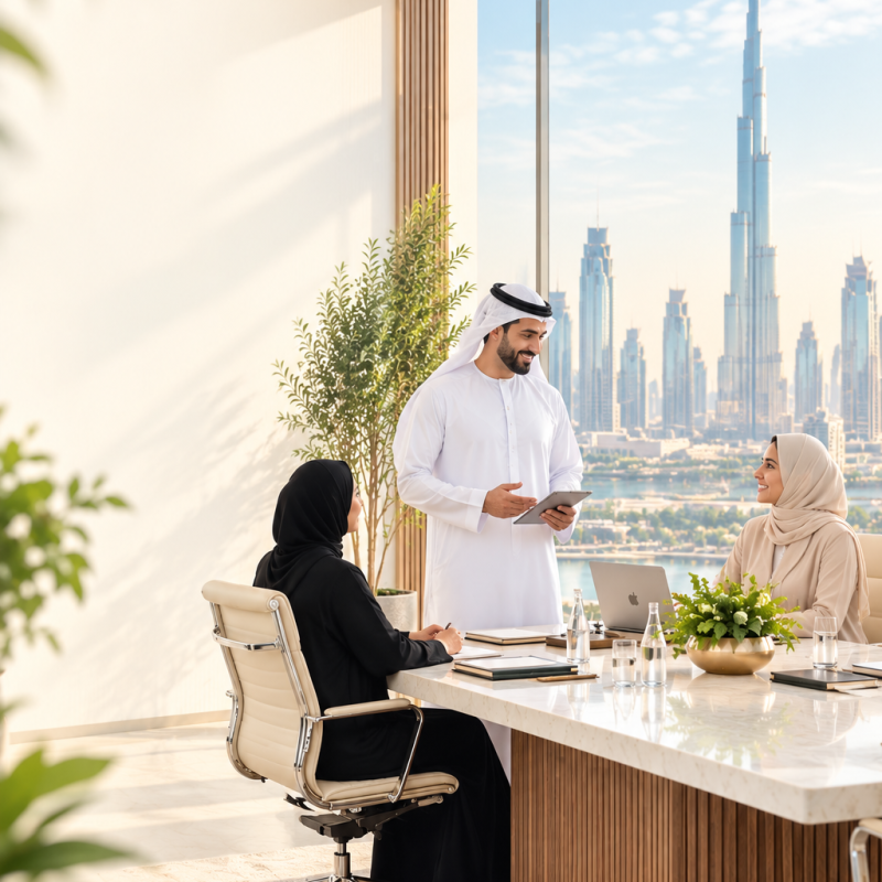 Luxury Dubai Business Meeting